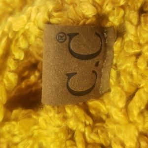 C.C. Gold knit loop shawl infinity scarf wrap